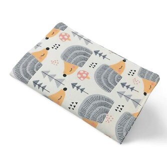 Obal na očkovací a zdravotní průkaz dítěte - Šedí ježci