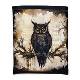 Rukáv na knihu - univerzální obal na knihu pro všechny velikosti knih -  Sova I