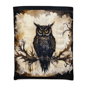 Rukáv na knihu - univerzální obal na knihu pro všechny velikosti knih -  Sova I