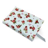 Nastavitelný obal na knihu v různých velikostech - Rosé - bílá - velikost S