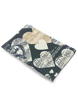 Obal na očkovací a zdravotní průkaz dítěte - Srdce hudby