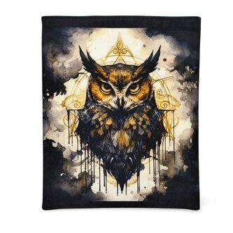 Rukáv na knihu - univerzální obal na knihu pro všechny velikosti knih -  Sova V