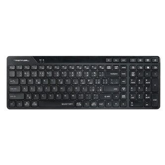 A4tech FStyler FBK27C AS, bezdrátová Dual mode Bluetooth+2,4G klávesnice, CZ, černá