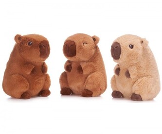 Kapybara plyšová 22cm 3 barvy 0m+ Kapybara plyšová 22cm 3 barvy 0m+