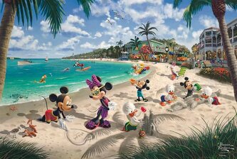 SCHMIDT Puzzle Mickey a Minnie: Na Floridě 200 dílků