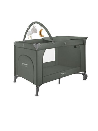 Cestovní postýlka MoMi BELOVE PLUS zelená