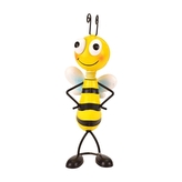 Kovová včela 9 cm žlutá