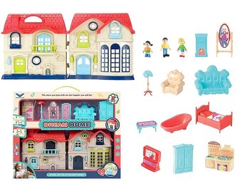 Domek dla lalek z mebelkami