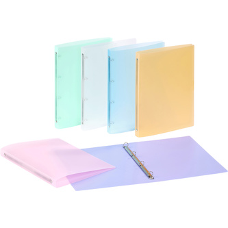 Viquel, Pořadač Propysoft A4, 4kr, 2,5 cm, transp. pastel