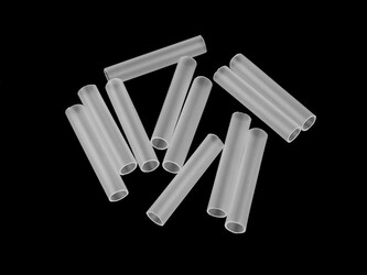 Spojka na plastovou výztuž do šatů Ø6 mm - 50 ks - transparent