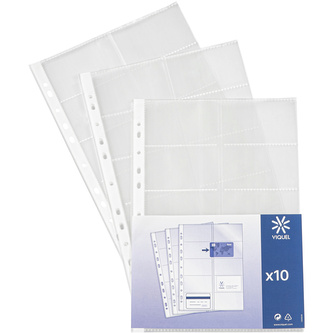 PP kapsa A4 na 20 vizitek, 10 ks