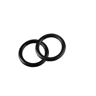 Horze gumičky do třmenů Černá