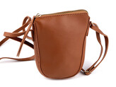 Dívčí kabelka crossbody 13x18 cm - 1 ks - 5 hnědá koňak