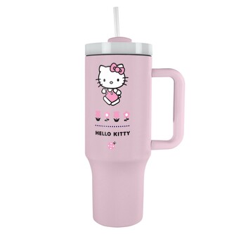 Hello Kitty cestovní hrnek s brčkem