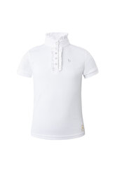 Horze Dětské závodní triko s volánky Bílá 146/152