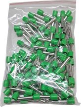 Dutinka pro kabel 6mm2 zelená (E6018), balení 100ks