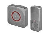 EMOS P5735SS GoSmart stříbrný domovní bezdrátový zvonek do zásuvky s WiFi