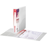 Snopake, Prezentační pořadač, 2 kroužkový, PP, A5, 1.5 cm, "O" kroužky, transparentní bílý