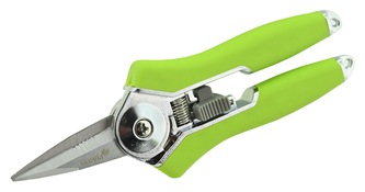 Nůžky zahradní úzké s vroubky 160mm bypass