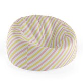 Dětský sedací vak Cocoon Růžové a žluté pruhy: 75 x 45 x 35 cm