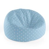 Dětský sedací vak Cocoon Bílé tečky na modré: 75 x 45 x 35 cm