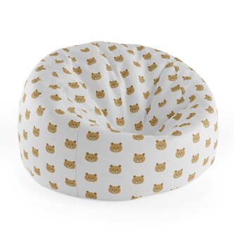 Dětský sedací vak Cocoon Medvídci na bílé: 75 x 45 x 35 cm