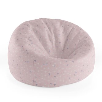 Dětský sedací vak Cocoon Barevné křížky: 75 x 45 x 35 cm