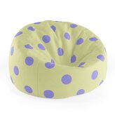 Dětský sedací vak Cocoon Fialové tečky: 75 x 45 x 35 cm