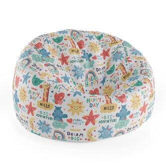 Dětský sedací vak Cocoon Happy day: 75 x 45 x 35 cm