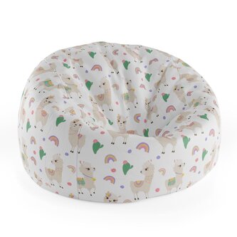 Dětský sedací vak Cocoon Roztomilé lamy: 75 x 45 x 35 cm