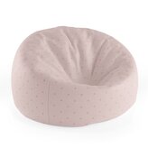 Dětský sedací vak Cocoon Růžové křížky na světle růžové: 75 x 45 x 35 cm