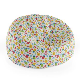 Dětský sedací vak Cocoon Dětské obrázky: 75 x 45 x 35 cm