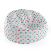 Dětský sedací vak Cocoon Třešně a srdce: 75 x 45 x 35 cm