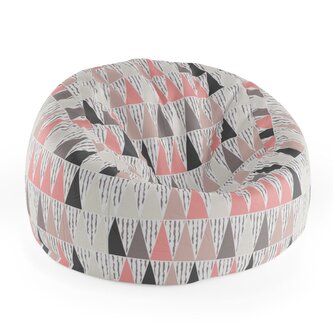 Dětský sedací vak Cocoon Tříbarevné jehlany: 75 x 45 x 35 cm