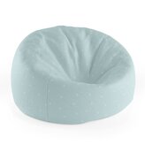 Dětský sedací vak Cocoon Tečky na bledě modré: 75 x 45 x 35 cm