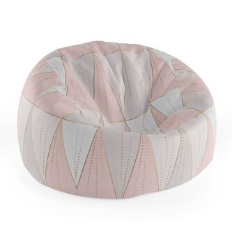 Dětský sedací vak Cocoon Růžovošedé jehlany: 75 x 45 x 35 cm