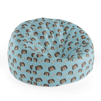 Dětský sedací vak Cocoon Pejsek s kostí: 75 x 45 x 35 cm