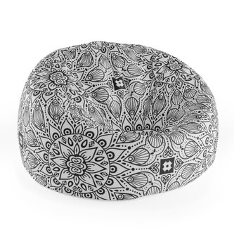 Dětský sedací vak Cocoon Bílé mehendi: 75 x 45 x 35 cm
