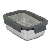 dóza 0,90l MISTY 19,3x14x 6,3cm, patent., NR/víko okénko, plast