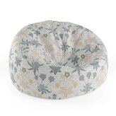 Dětský sedací vak Cocoon Šedé květiny: 75 x 45 x 35 cm