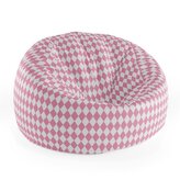 Dětský sedací vak Cocoon Růžovobílé kosočtverce: 75 x 45 x 35 cm