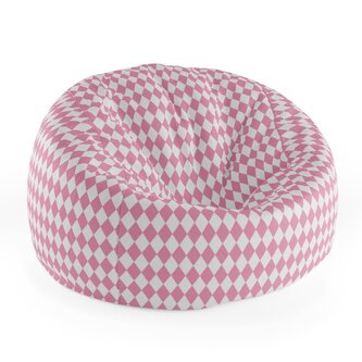 Dětský sedací vak Cocoon Růžovobílé kosočtverce: 75 x 45 x 35 cm