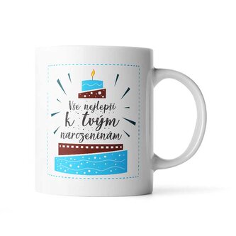 Hrnek Vše nejlepší k tvým narozeninám: 890 ml