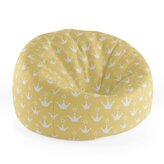 Dětský sedací vak Cocoon Princeznovské korunky: 75 x 45 x 35 cm