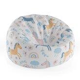 Dětský sedací vak Cocoon Duhoví jednorožci: 75 x 45 x 35 cm