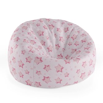 Dětský sedací vak Cocoon Růžové hvězdičky: 75 x 45 x 35 cm