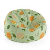 Dětský sedací vak Cocoon Citrus a květ: 75 x 45 x 35 cm