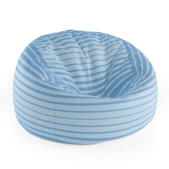 Dětský sedací vak Cocoon Světle modré pruhy: 75 x 45 x 35 cm
