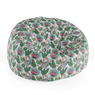 Dětský sedací vak Cocoon Zebra a plameňák: 75 x 45 x 35 cm