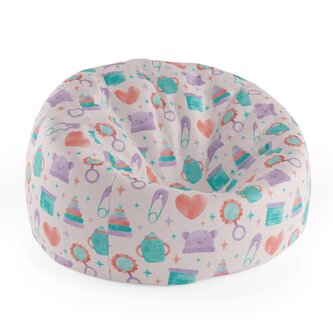 Dětský sedací vak Cocoon Chrastítko a čepičky: 75 x 45 x 35 cm